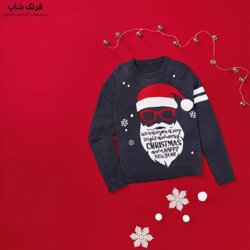 پلیور پسرانه مدل کریسمس