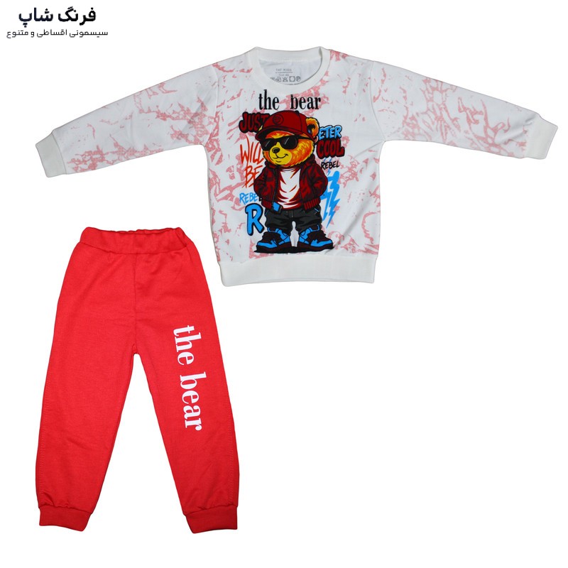 ست تی‌شرت آستین بلند و شلوار راحتی پسرانه